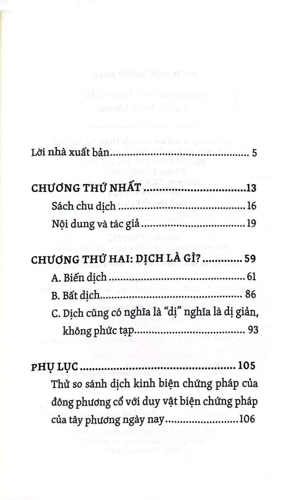 Dịch Học Nhập Môn- TS Thu Giang