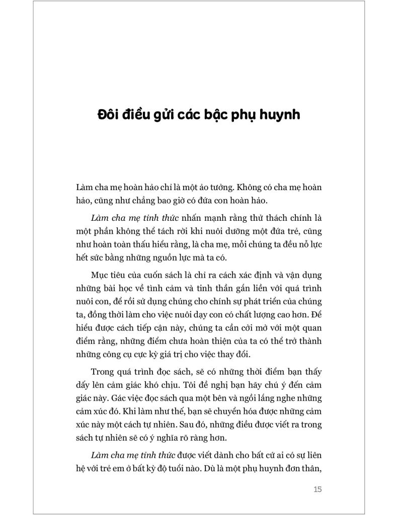 Làm Cha Mẹ Tỉnh Thức