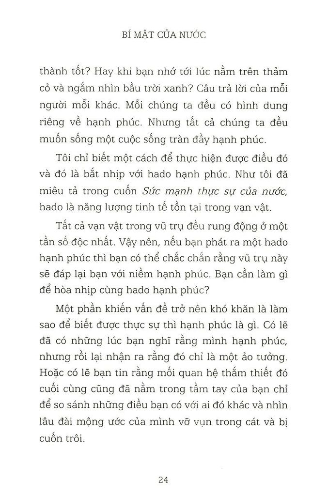 Bí Mật Của Nước