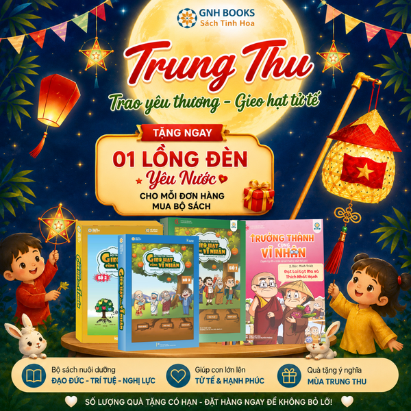 Combo trọn bộ 30 tập Gieo hạt cùng vĩ nhân và 6 tập Trưởng thành cùng vĩ nhân Tặng lồng đèn+Bookmark+Tranh vĩ nhân