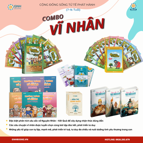 Combo 3: Tinh hoa vĩ nhân 8-16 tuổi