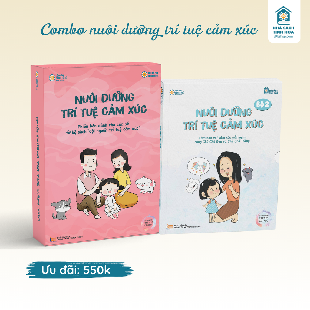 Combo Bộ Sách Nuôi Dưỡng Trí Tuệ Cảm Xúc 1+2 (18x21)