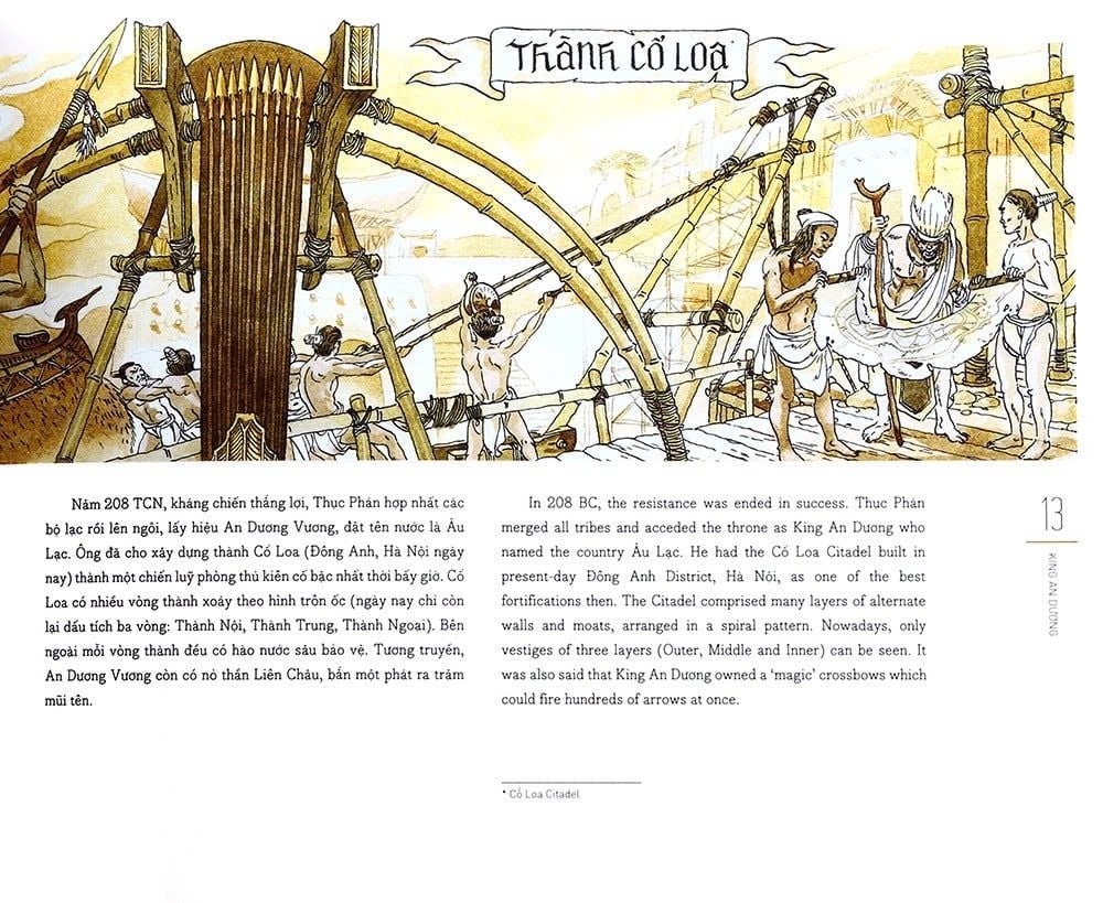 Lược Sử Nước Việt Bằng Tranh - Song Ngữ