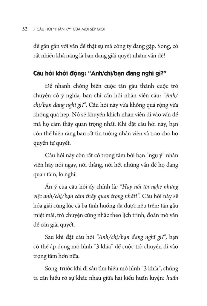 7 Câu Hỏi Thần Kỳ Của Mọi Sếp - Stanier