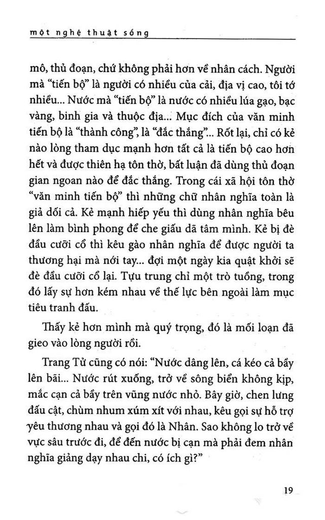 Một Nghệ Thuật Sống