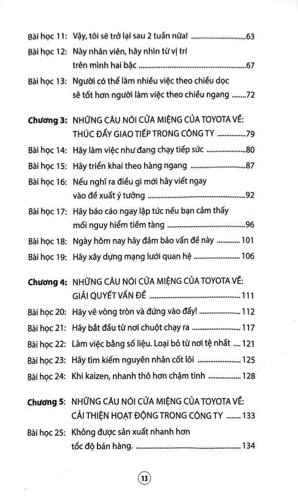 Những Câu Nói Cửa Miệng Làm Nên Thành Công Của Toyota