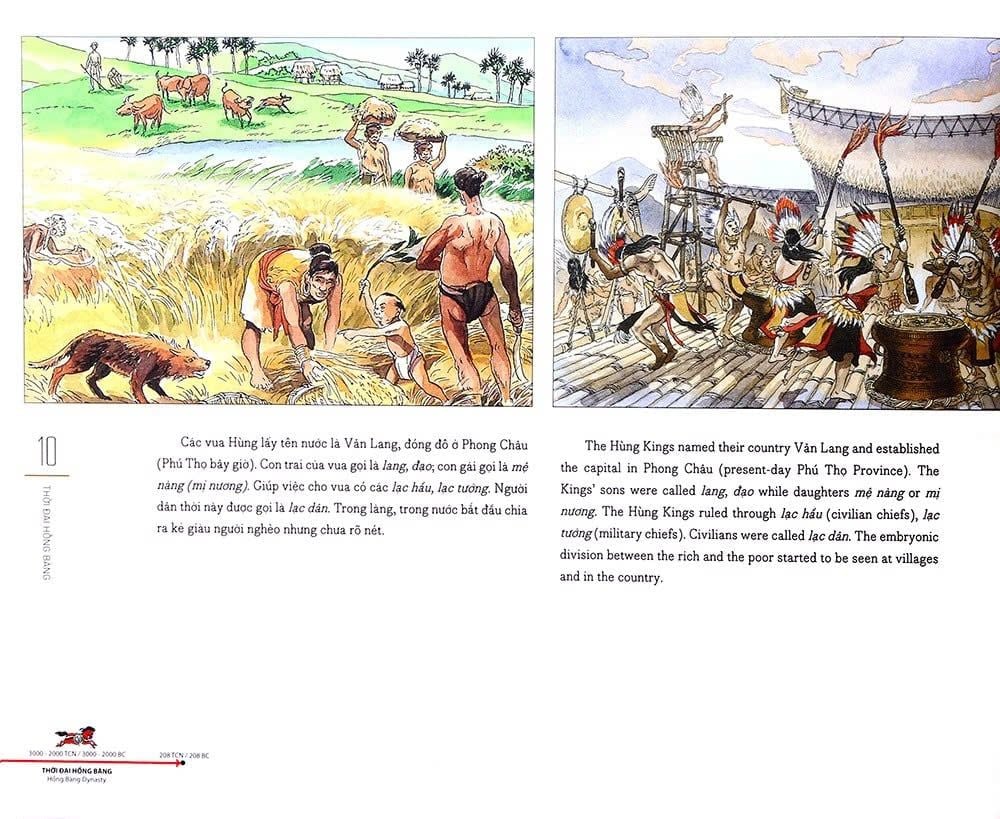 Lược Sử Nước Việt Bằng Tranh - Song Ngữ