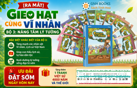 Bộ Sách Gieo Hạt Cùng Vĩ Nhân Bộ 3