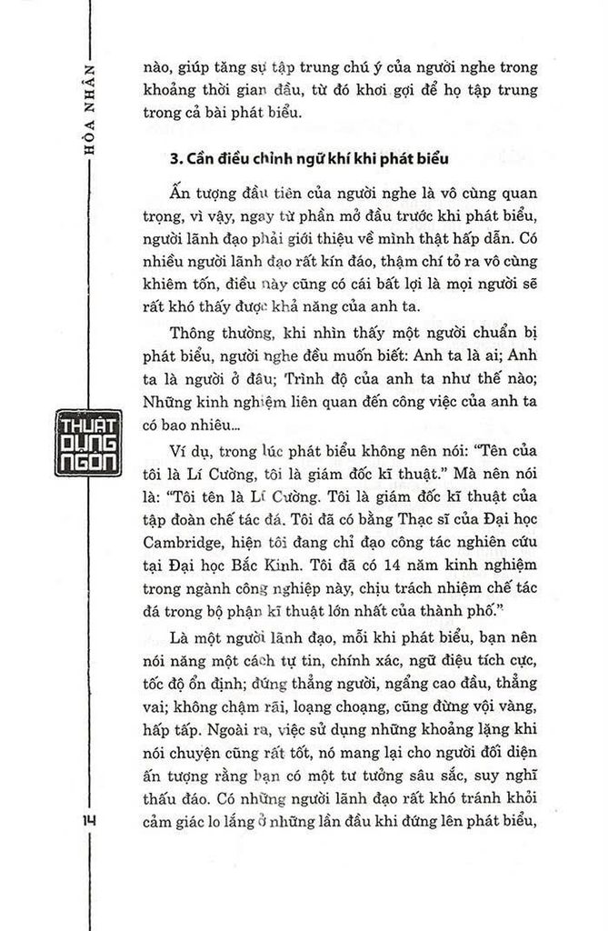 Tứ Thư Lãnh Đạo - Thuật Dụng Ngôn