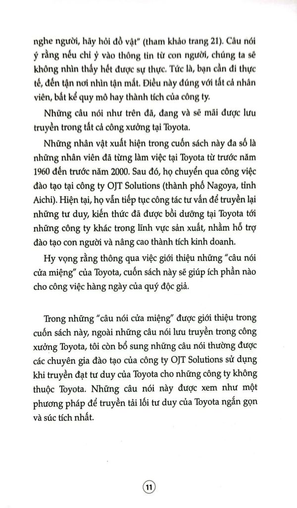 Những Câu Nói Cửa Miệng Làm Nên Thành Công Của Toyota