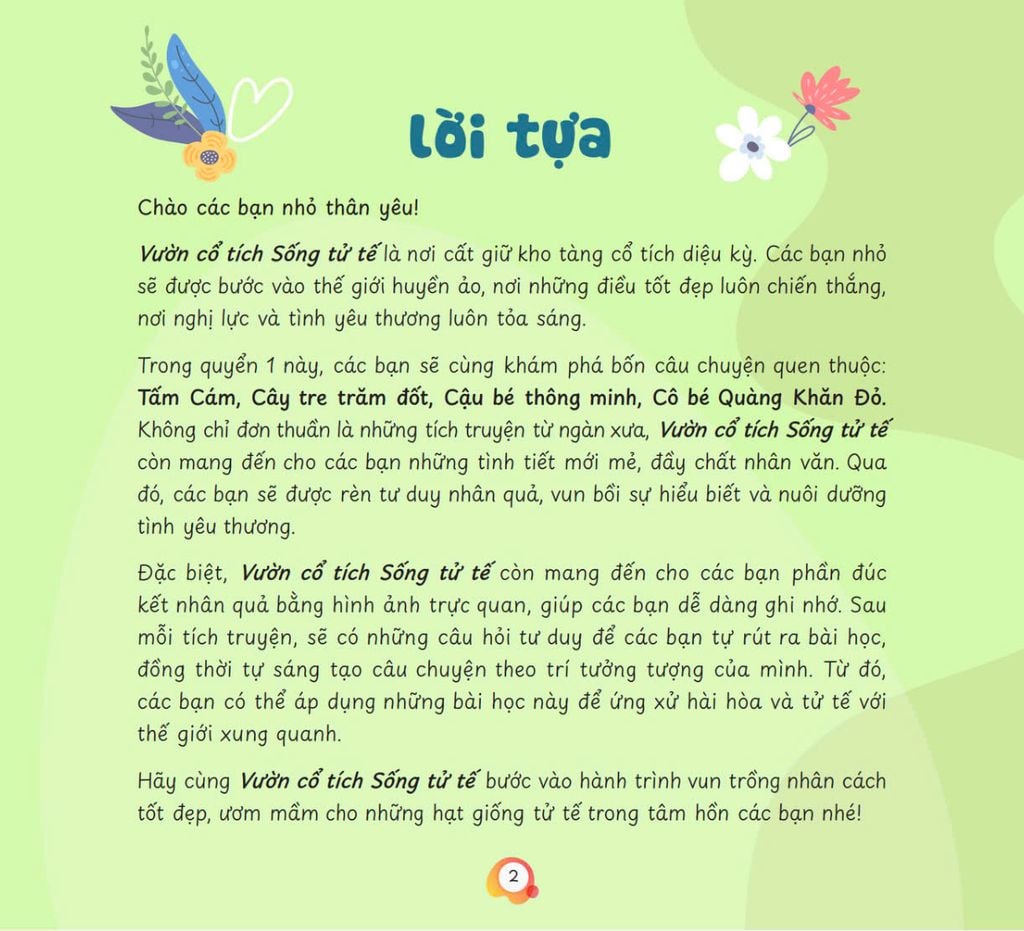 Vườn Cổ Tích Sống Tử Tế - Quyển 1
