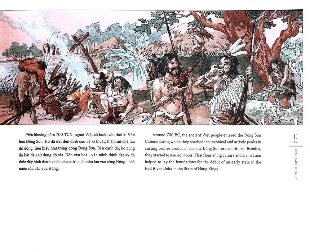 Lược Sử Nước Việt Bằng Tranh - Song Ngữ