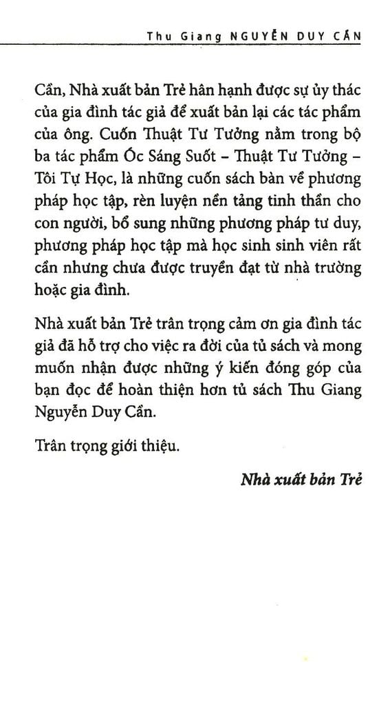 Thuật Tư Tưởng