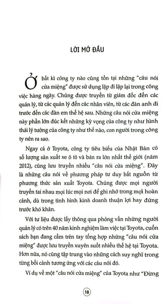 Những Câu Nói Cửa Miệng Làm Nên Thành Công Của Toyota
