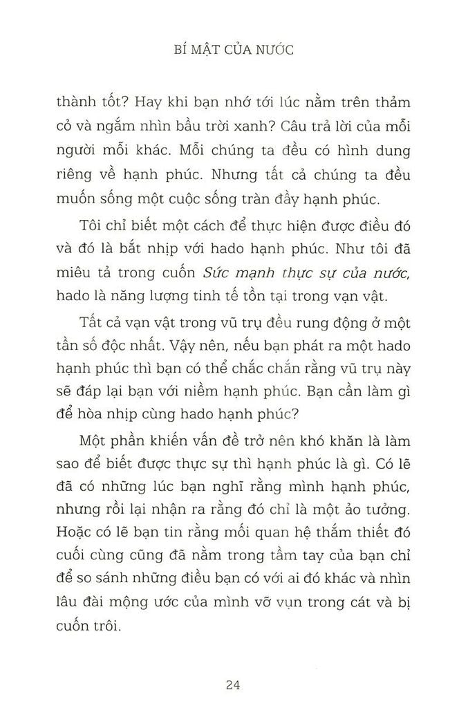 Bí Mật Của Nước