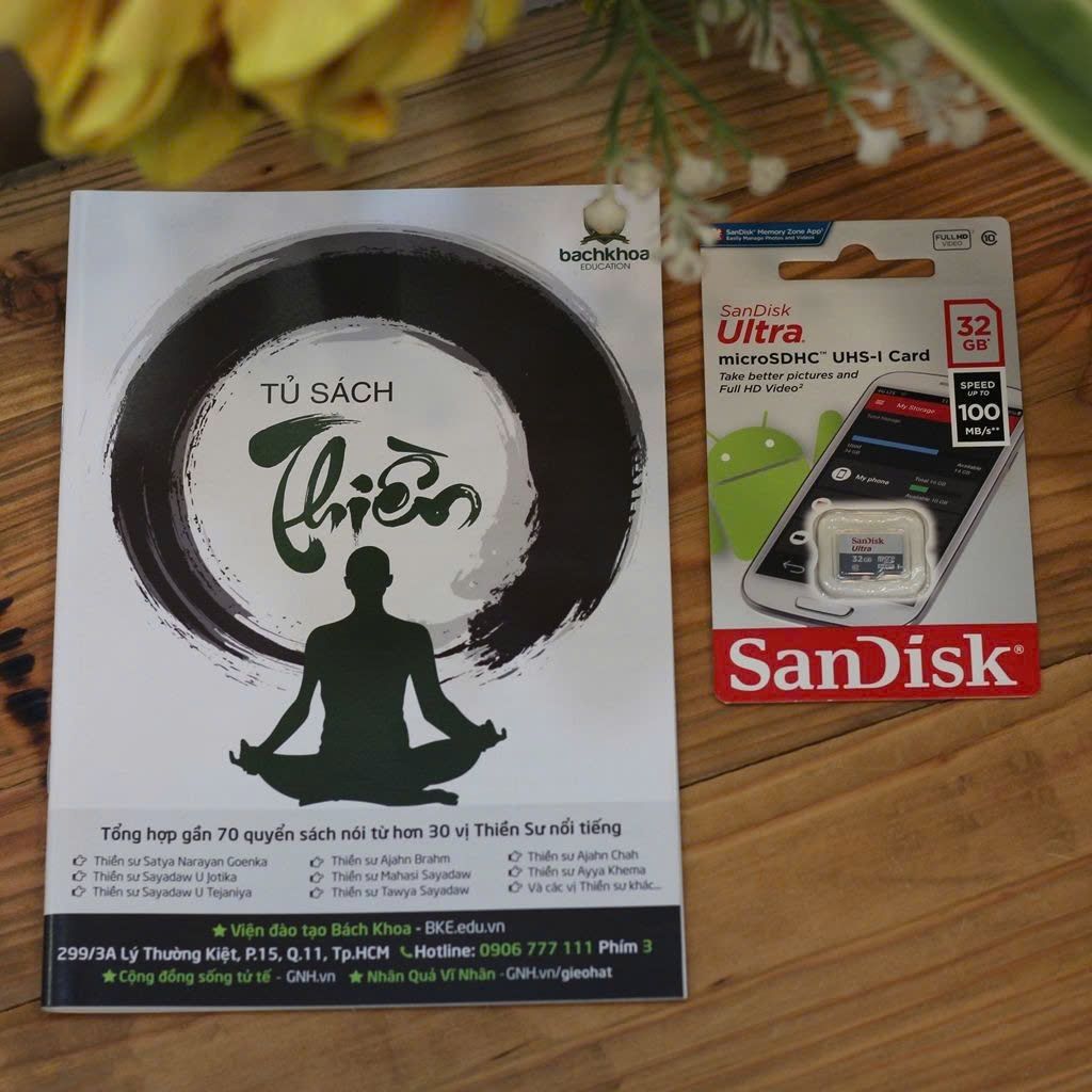 Thẻ Nhớ 70 Cuốn Sách Thiền