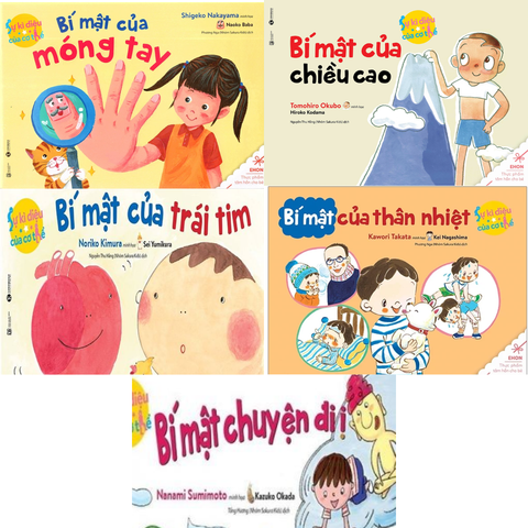 Bộ Ehon Sự Kỳ Diệu Của Cơ Thể ( 5 Quyển)