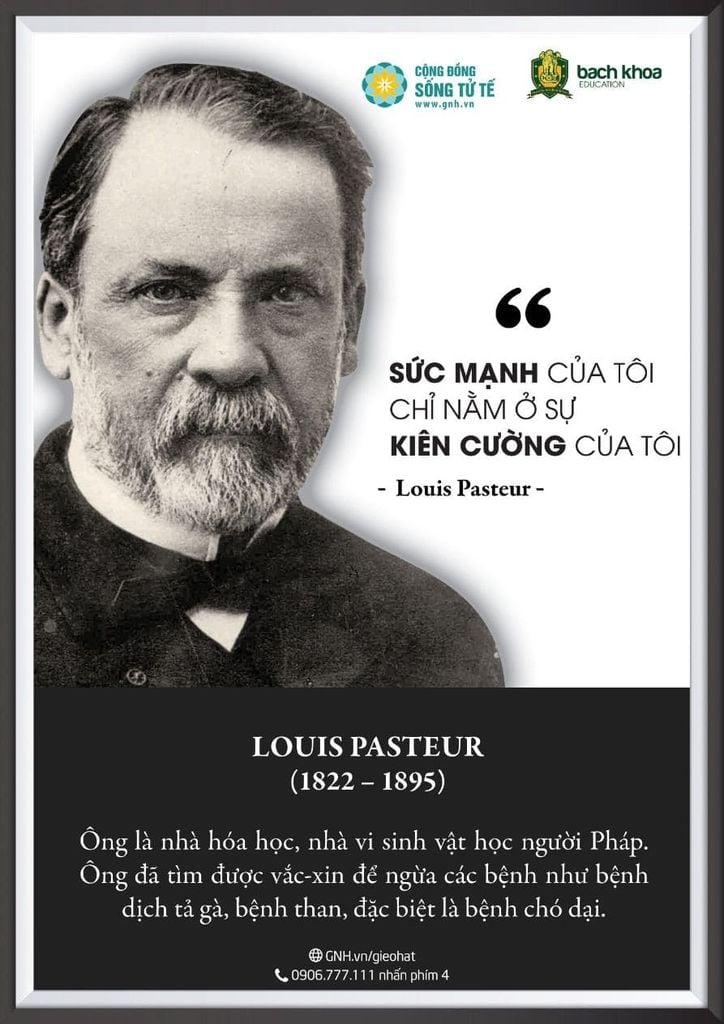 Tranh Câu Nói Vĩ Nhân - Khổ A4 (Cái)