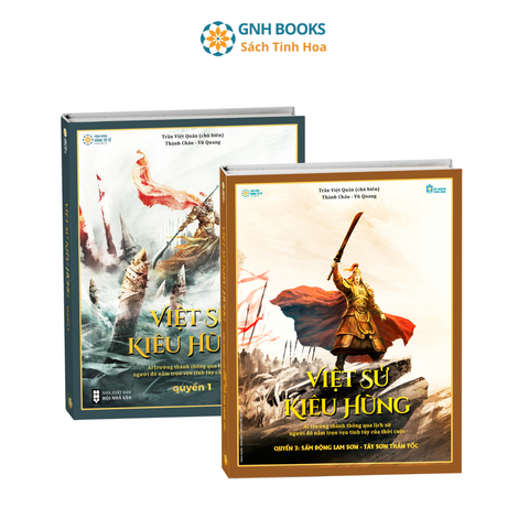 Combo Việt Sử Kiêu Hùng quyển 1+3 Bản mới nhất