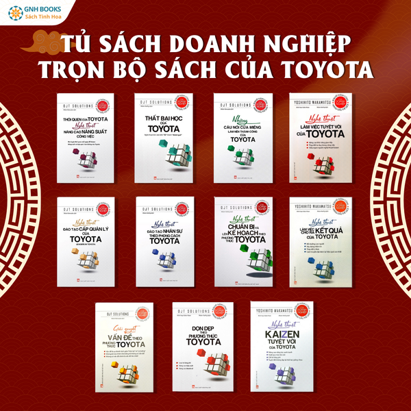 TỦ SÁCH DOANH NGHIỆP-Trọn bộ sách của Toyota