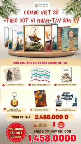 Combo Trọn bộ 3 Việt sử kiêu hùng+Theo gót vĩ nhân+Tây Sơn Long Phụng thần ký