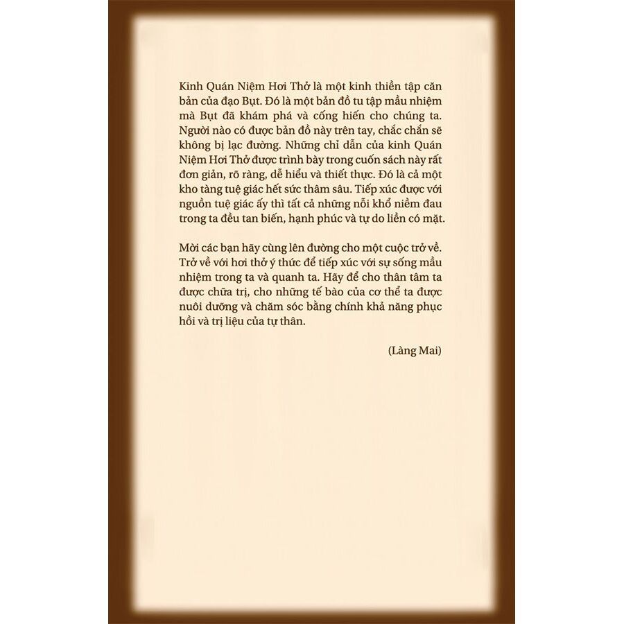 Hơi Thở Nuôi Dưỡng Hơi Thở Trị Liệu - Tái Bản Lần 6