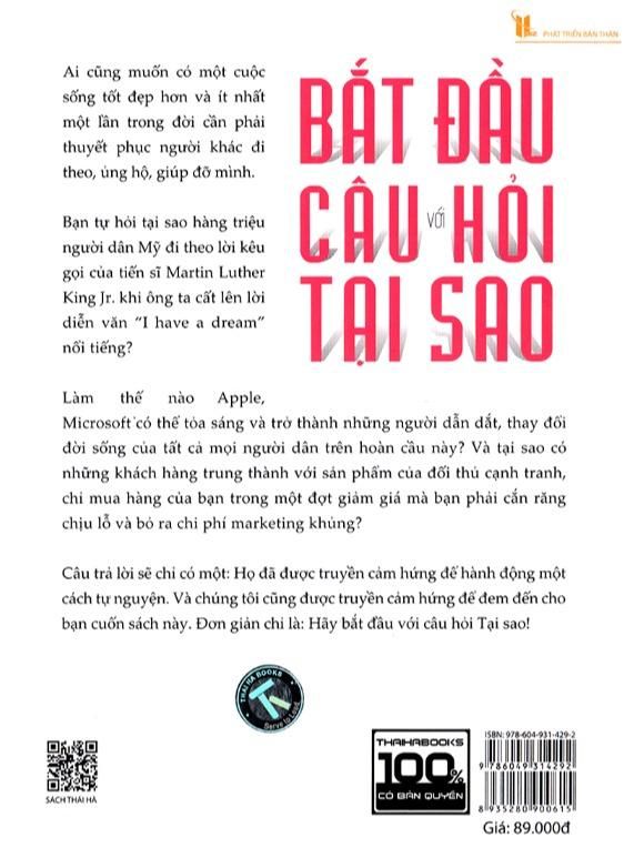 Bắt Đầu Với Câu Hỏi Tại Sao?