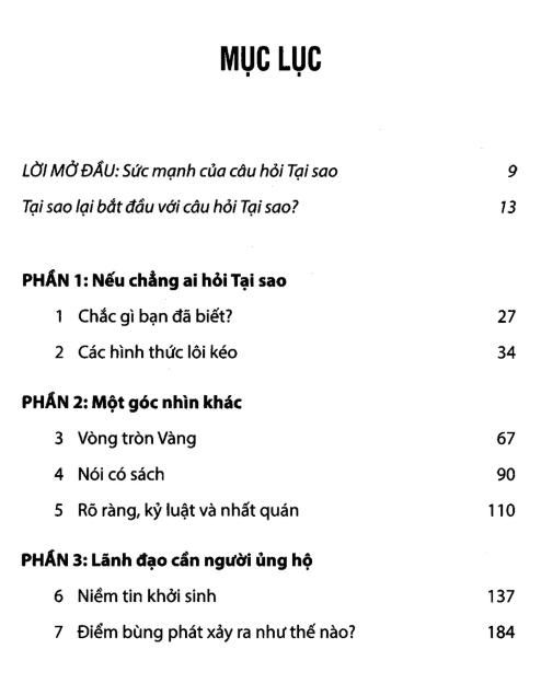 Bắt Đầu Với Câu Hỏi Tại Sao?