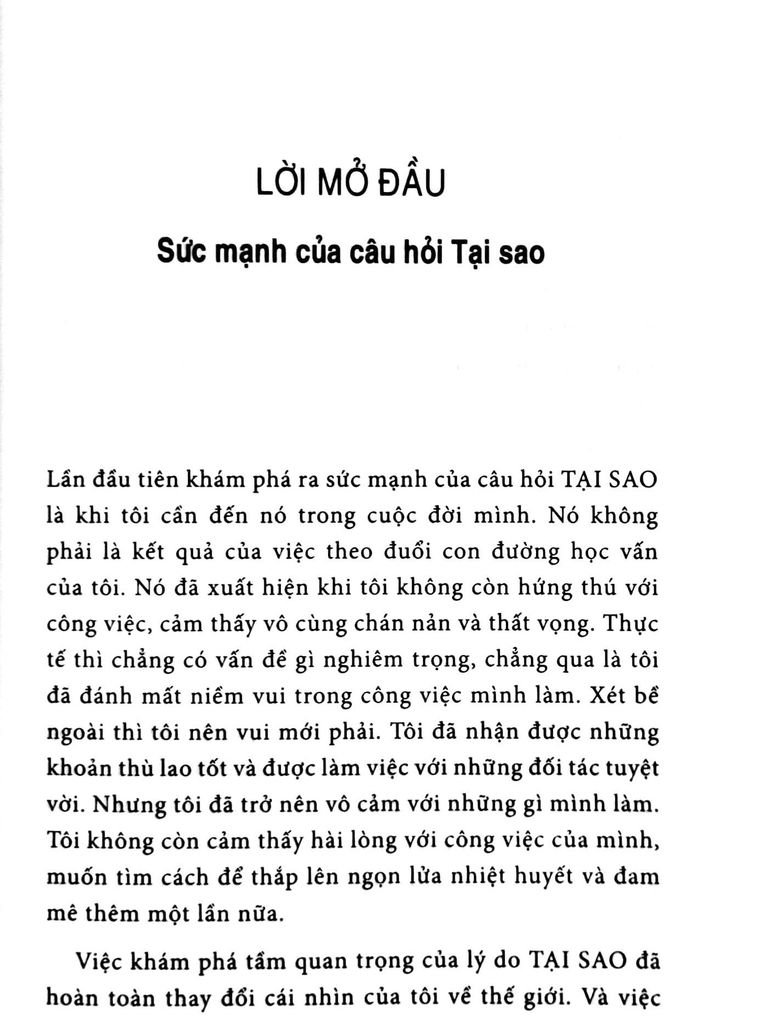 Bắt Đầu Với Câu Hỏi Tại Sao?