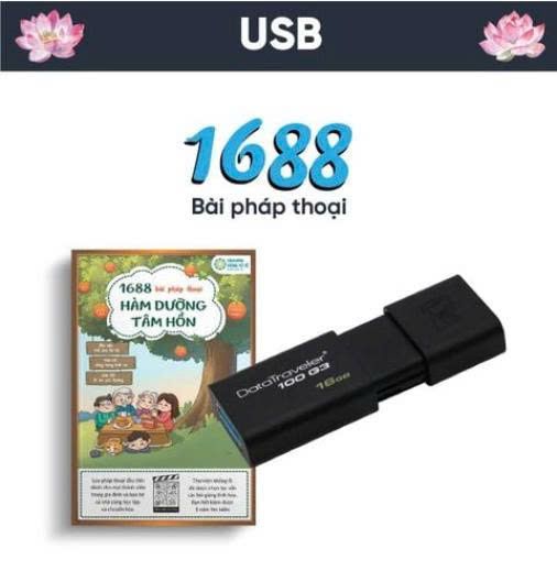  USB Pháp Thoại - Thư Viện 1688 Bài Hàm Dưỡng Tâm Hồn 