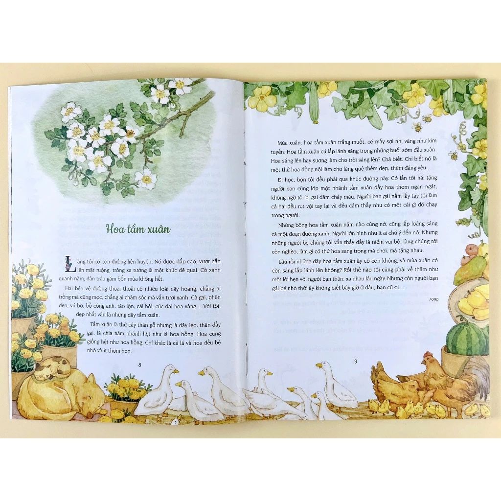 Sách - Ngàn Mùa Hoa - Tản Văn Giúp Trẻ Yêu Văn Chương (Phiên Bản Màu) - Bìa Mềm