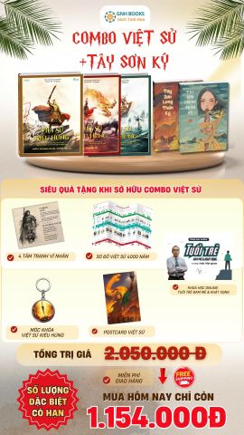 Combo Tây Sơn Long - Phụng thần ký + Combo 3 Việt sử kiêu hùng+ 4 quà tặng