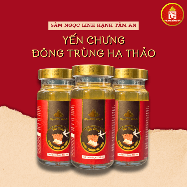  Yến Chưng Đông Trùng Hạ Thảo Nấm 
