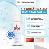  [LADY] Xịt Khoáng Cấp Ẩm & Phục Hồi Da Cho Nữ 50ml Alba Skincare - Nước Khoáng Thanh Tân Giàu Silic - Chống Lão Hóa & Tăng Độ Đàn Hồi 