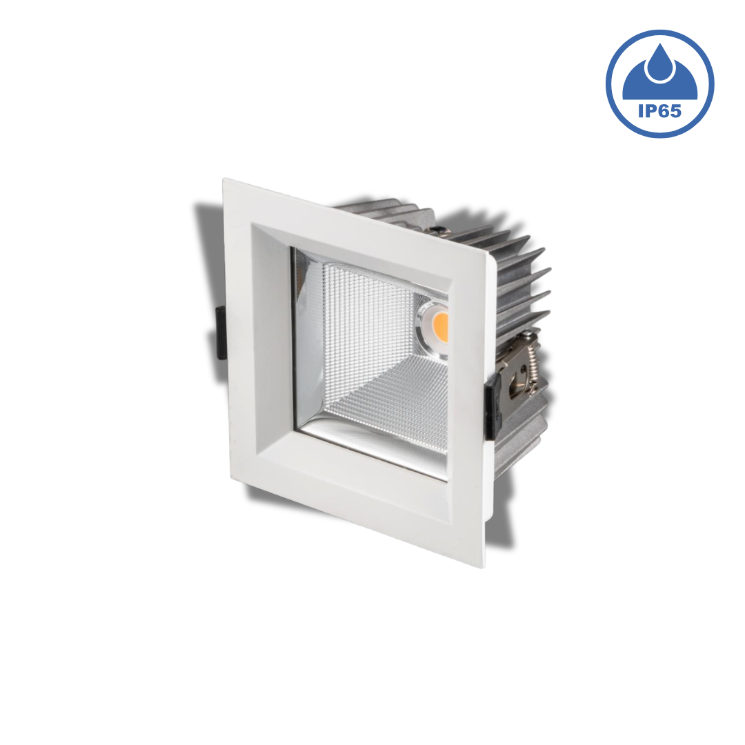 Đèn LED âm trần (Downlight vuông) - IP65 - 20W, 115x115mm