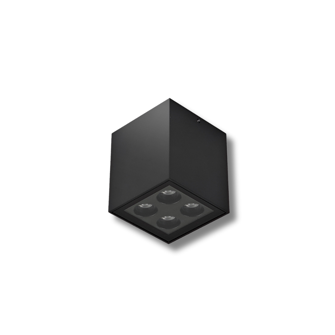 Đèn LED Surface Spot Light 8W – Chip Bridgelux, Driver KEGU IP65, thân vuông 80×80×91mm