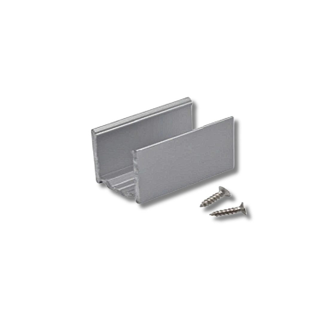 Kẹp kim loại HT0612-S cho LED Neon Light 06×12mm (Side View)