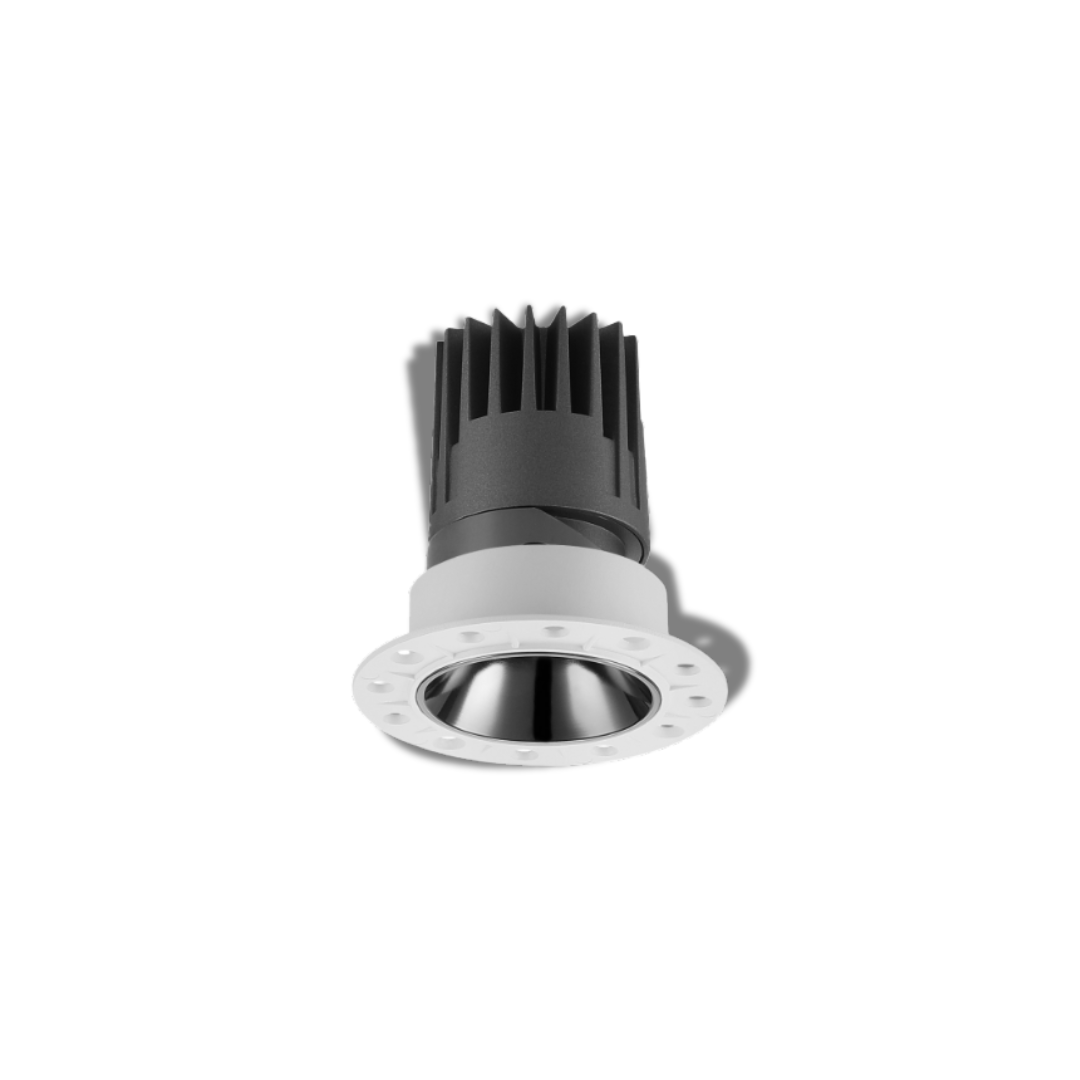 Đèn LED chiếu điểm âm trần không viền, cố định - 12W, Φ55