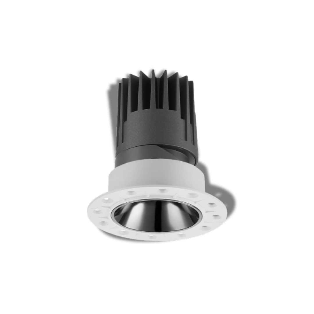 Đèn LED chiếu điểm âm trần không viền, cố định - 25W, Φ100