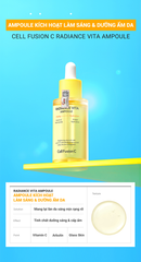Ampoule Kích Hoạt Làm Sáng & Dưỡng Ẩm Da Cell Fusion C Radiance Vita Ampoule