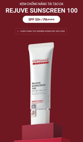 Kem Chống Nắng Bảo Vệ, Tái Tạo Da Cell Fusion C Expert Rejuve Sunscreen 100 SPF50+/ PA++++