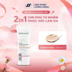 Kem Nền Che Khuyết Điểm Phục Hồi Da Nhạy Cảm & Tổn Thương Cell Fusion C Skin Blemish Balm Intensive Serene Space Sản Phẩm Chính Hãng