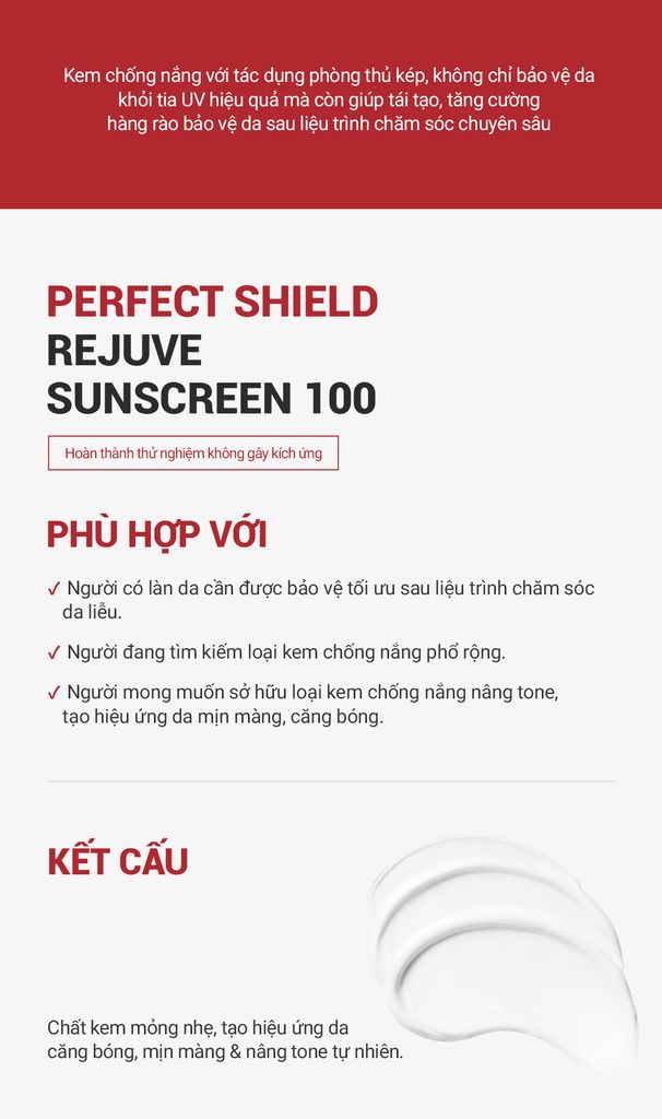 Kem Chống Nắng Bảo Vệ, Tái Tạo Da Cell Fusion C Expert Rejuve Sunscreen 100 SPF50+/ PA++++