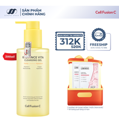 Gel Rửa Mặt Làm Sáng & Dưỡng Ẩm Da Cell Fusion C Radiance Vita Cleansing Gel Serene Space Sản Phẩm Chính Hãng