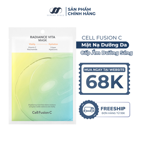 Mặt Nạ Làm Sáng & Dưỡng Ẩm Da Cell Fusion C Radiance Vita Mask