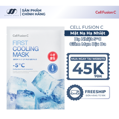 Mặt Nạ Hạ Nhiệt - 5 Độ & Làm Dịu Da Ửng Đỏ Cháy Nắng Cell Fusion C First Cooling Mask Serene Space Sản Phẩm Chính Hãng