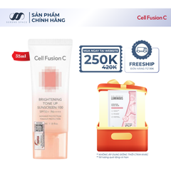 Kem Chống Nắng Nâng Tone Ráo Mịn Kiềm Dầu Cell Fusion C Brightening Tone Up Sunscreen 100 SPF50+ PA ++++ Serene Space Sản Phẩm Chính Hãng