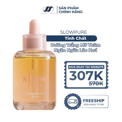 Serum Dưỡng Trắng Da Mờ Thâm Sạm & Chống Lão Hoá Slowpure Brightening Tone Serum