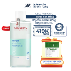 Toner Cân Bằng Cấp Ẩm Tăng Cường Hàng Rào Bảo Vệ Da Cell Fusion C Low pH Pharrier Toner Serene Space Sản Phẩm Chính Hãng