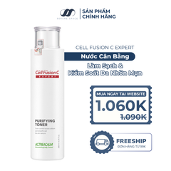 Nước Cân Bằng Thanh Khiết Cho Da Nhờn Mụn Cell Fusion C Expert Purifying Toner Serene Space Sản Phẩm Chính Hãng